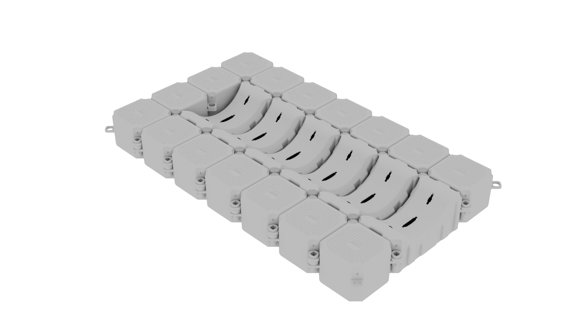 3D render of a Custom Dry Dock 3.5m x 2m jet ski dock