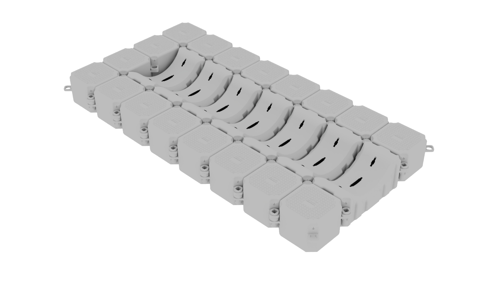 3D render of a Custom Dry Dock 4m x 2m jet ski dock
